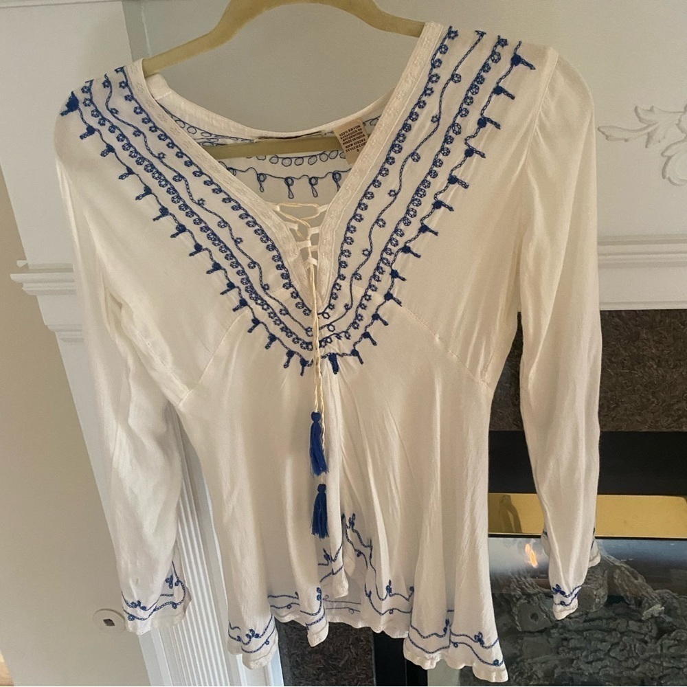 Vintage Havana Long Sleeve Blouse - Picture 6 of 11